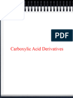 Carboxylic Acid Derivatives - CHM 203