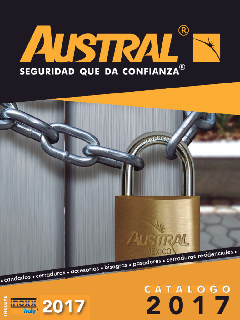 CANDADO AUSTRAL 2060 DP GRADO 7 SEGURIDAD