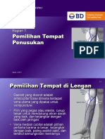 1 Pemilihan Tempat Penusukan