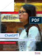 ChatGPT e Inteligencia Artificial en La Educación Superior