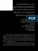 05 - A Experiência Do Partido Dos Trabalhadores Na Construção de Processo e Práticas Na Gestão Estadual Do SUS