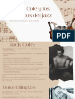 Jack Cole y Los Musicos Del Jazz - Belen Toledo