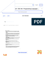 CSC419 Assignment 1.PDF - CSC 419 - Programming L