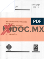 Xdoc - MX Norma Venezolana Productos Derivados Del Petroleo