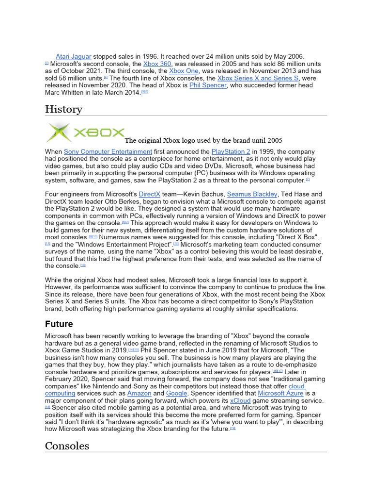 Xbox 1 | PDF