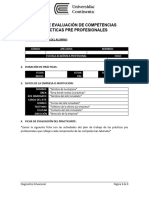 Ficha de Evaluación de Prácticas Preprofesionales
