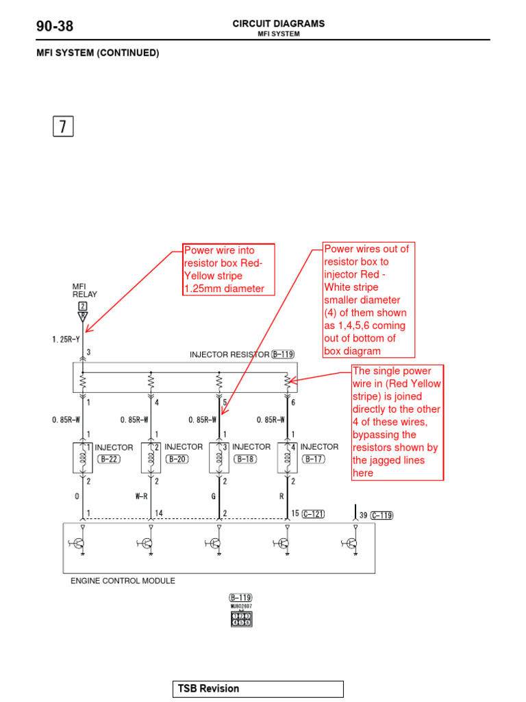 Evo MFI Resistor Pack Wiring Diagram PDF
