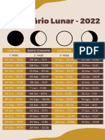 Calendário Lunar - 2022