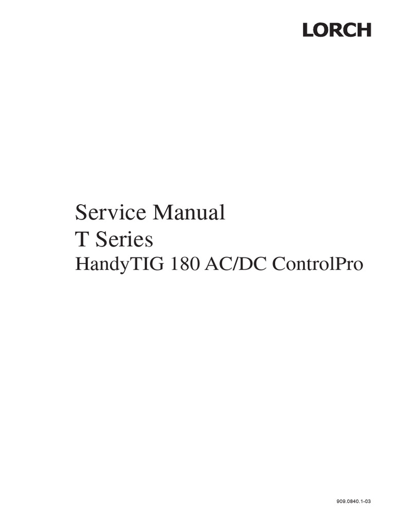 T Series Tig Manual | PDF