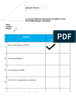 Checklist Perlengkapan Syarat Dan Berkas Pendaftaran Calon