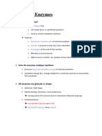 Biology: Enzymes