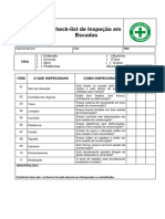 Check-list de inspecao escadas