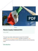 Mexico Country Outlook 2024 Baker Institute