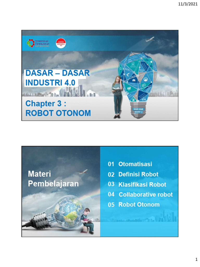 Klasifikasi Robot Otonom dan Stasioner | PDF | Teknologi & Rekayasa