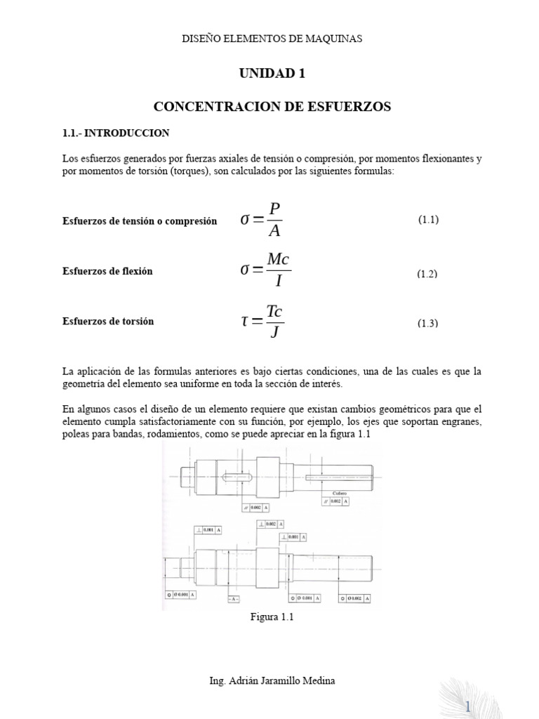Concentración de Esfuerzos en Diseño | PDF