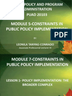 Module 5 Policy Lesson Presentation