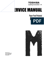 Service Manual: Paper Feed Pedestal