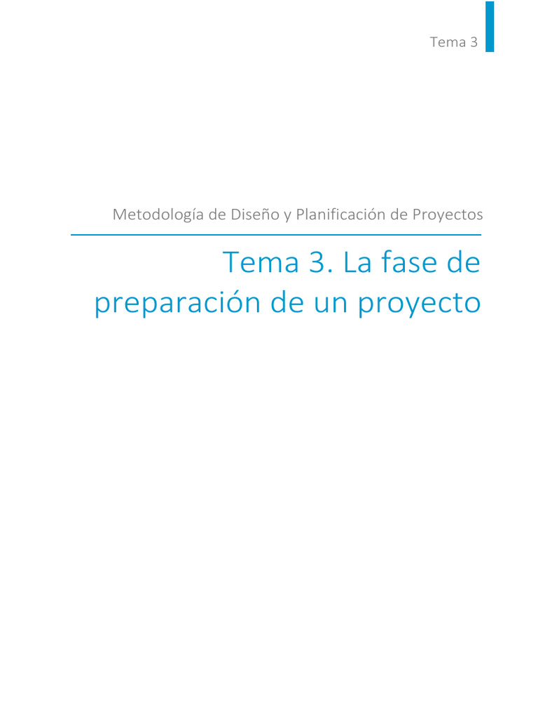 Diseño y Planificación de Proyectos | PDF | Planificación | Diseño