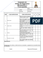 Check-List de Inspecao Cintos de Segurança