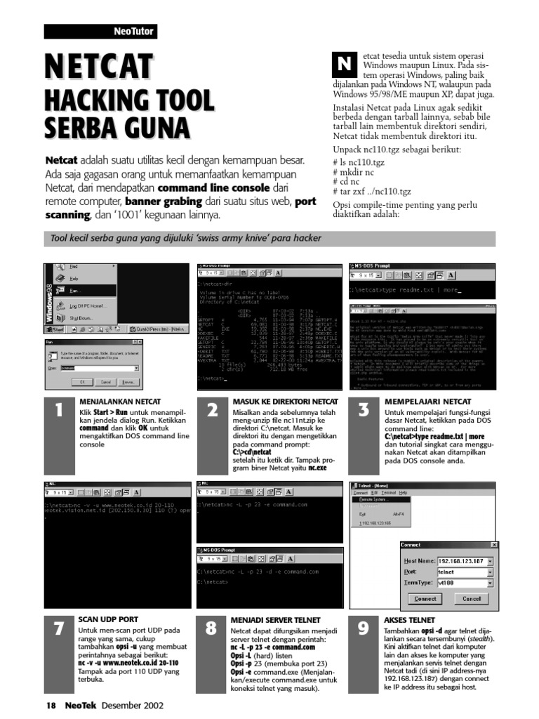 Netcat - Hecking Tool | PDF