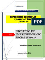 Proyecto Emprendimiento Social - Filosof - Fase 2.1