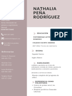 Brown Minimalist Concept Resume Template