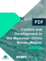 Conflict and Development in The Myanmar China Report