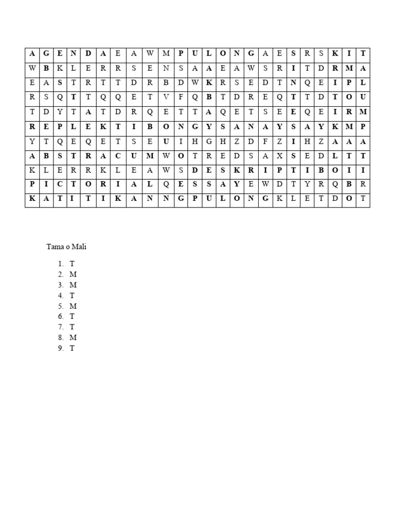Answer Key | PDF