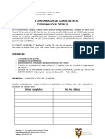 ACTAS de CONFORMACION DE CCLS Y CCDS - 2023