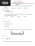 Jee Main - 24-01-2023-Shift-1) - 1