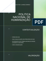 Slide-Politica Nacional de Humanização 2