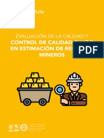 Evaluacion de La Calidad y Control de Calidad QA QC en Estimacion de Recursos Mineros