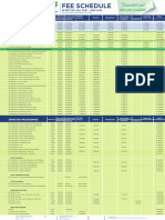 BA ISAGO Fee Schedule 2022