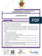 Administrador 2023 Prefeitura