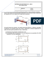 Lista de Exercícios - 4 Avaliação