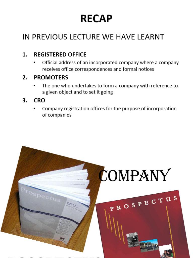 Understanding Company Prospectus Requirements | PDF | Legal Liability ...