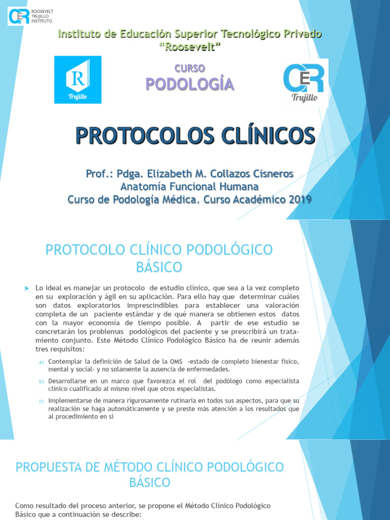 Protocolos Clínicos | PDF | Medicina CLINICA | Cuidado de la salud