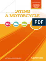 Operating Motorcycle