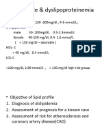 Item 5 - Lipid Profile & Dyslipoproteinemia