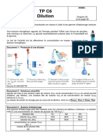 2nde TPC6 Dilution