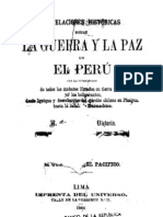 Revelaciones históricas sobre la guerra y la paz en el Perú, con la descripción de todos los combates llevados en tierra y mar por los beligerantes....... (1884)