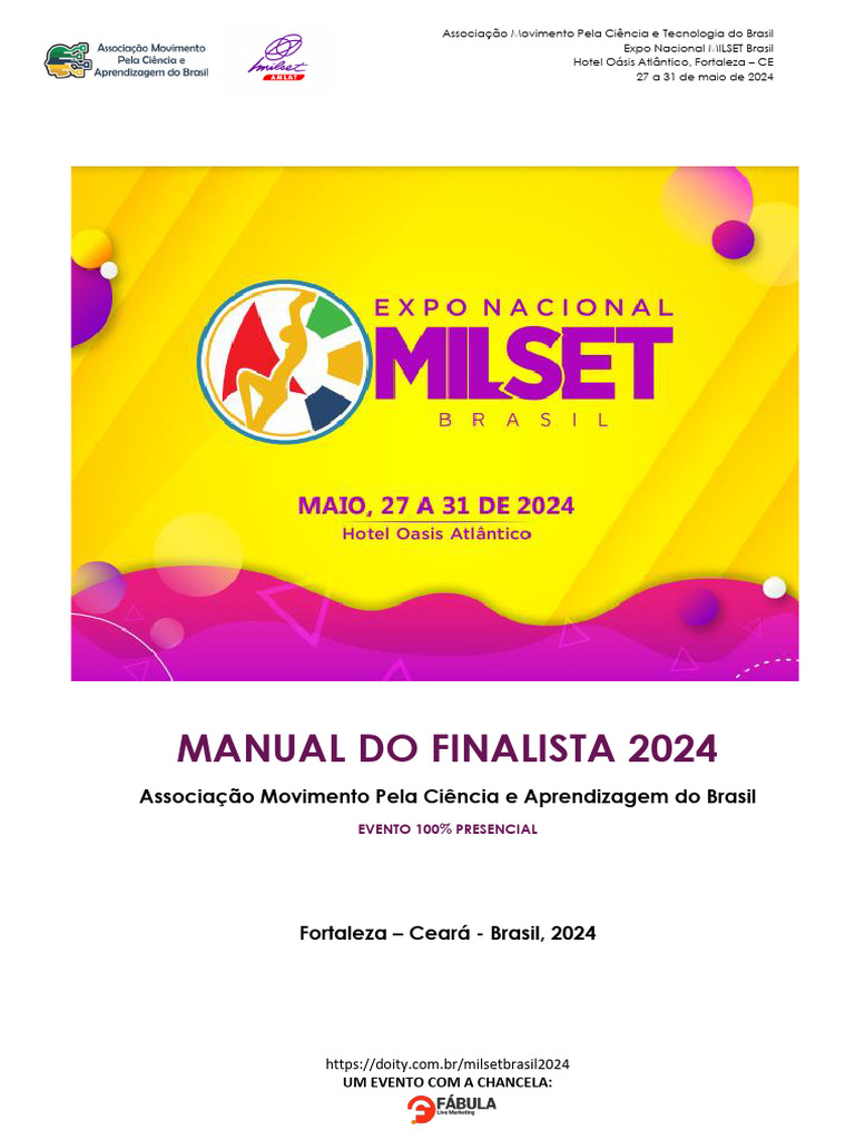 ManualFinalista2024 PDF Science Dados