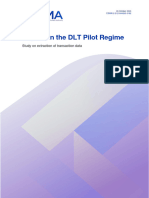 ESMA12-2121844265-3182 Report On The DLT Pilot Regime - Study On The Extraction of Transaction Data