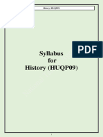 Cuet PG History Syllabus