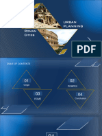 Urban Planning of Roman Cities