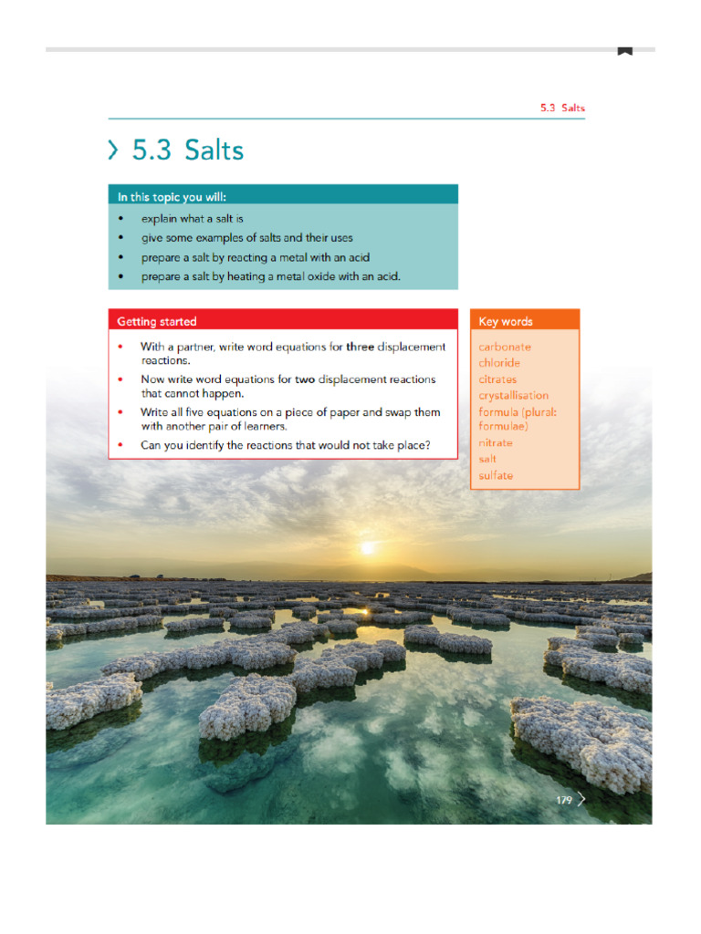 5.3 Salts | PDF