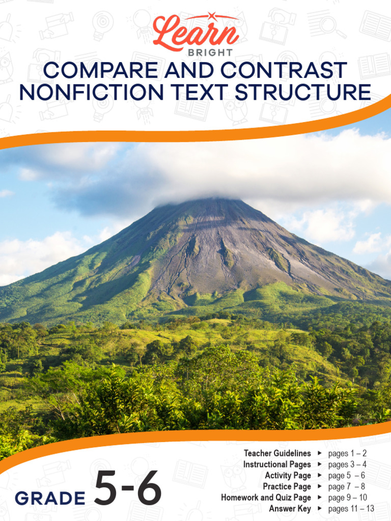 Compare and Contrast Nonfiction Guide | PDF | Language Arts & Discipline
