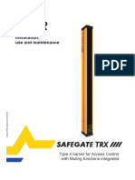 Installation, Use and Maintenance: Type 4 Barrier For Access Control With Muting Functions Integrated