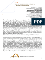 Artigo crescimento da formação docente no Brasil via EAD