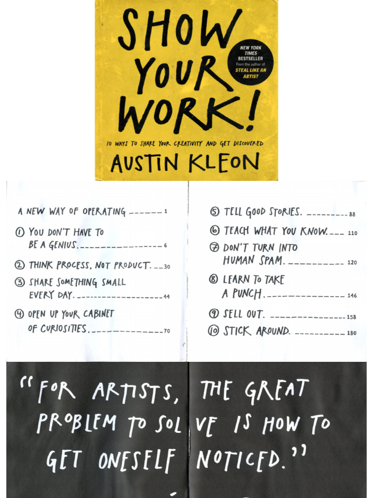 Show your work pdf
